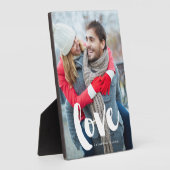 Brush Typography Love Fotoplaat (Zijkant)