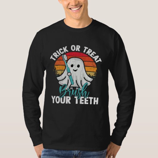 Brush Your Teeth  Dentist Dental Assistant Graphic T-shirt (Voorkant)