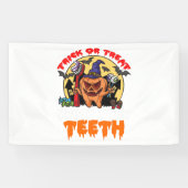 Brush Your Teeth Funny Dental Hygienist Pun Spandoek (Horizontaal)
