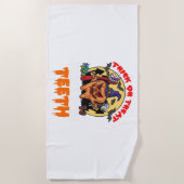 Brush Your Teeth Funny Dental Hygienist Pun Strandlaken (Voorkant)