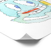 Brush Your Teeth, Little Monsters! Poster (Hoek)