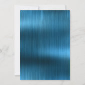  BRUSHED BLAUWGROEN GOLD 2 TRIM INVITATIE KAART (Achterkant)