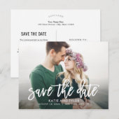Brushed Charm CUSTOM COLOR Sla het Date Briefkaart (Voorkant / Achterkant)