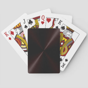 Brushed Dark Metal Playing Cards Speelkaarten