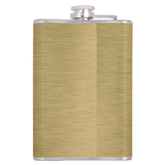 Brushed Gold Metal Look Heupfles (Achterkant)