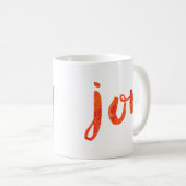 Brushed Joy Christmas Mok (Voorkant rechts)