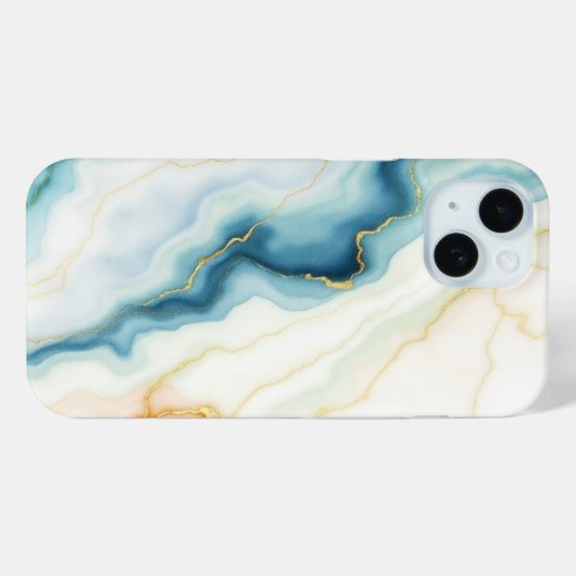 Brushed Metal & Granite Phone Case for iPhone (Achterkant (horizontaal))