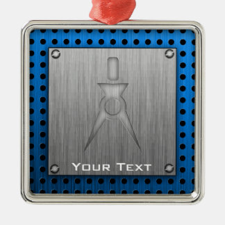 Brushed Metal-look Architect Metalen Ornament