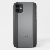 Brushed Metal Two Shades - Naam Case-Mate iPhone Case (Achterkant)