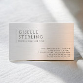 Brushed Metal Visitekaartje