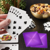 Brushed Purple Metal Playing Cards Speelkaarten (Insitu)