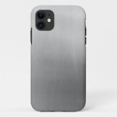 Brushed steel Case-Mate iPhone case (Achterkant)