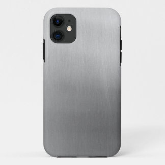 Brushed steel iPhone 11 hoesje