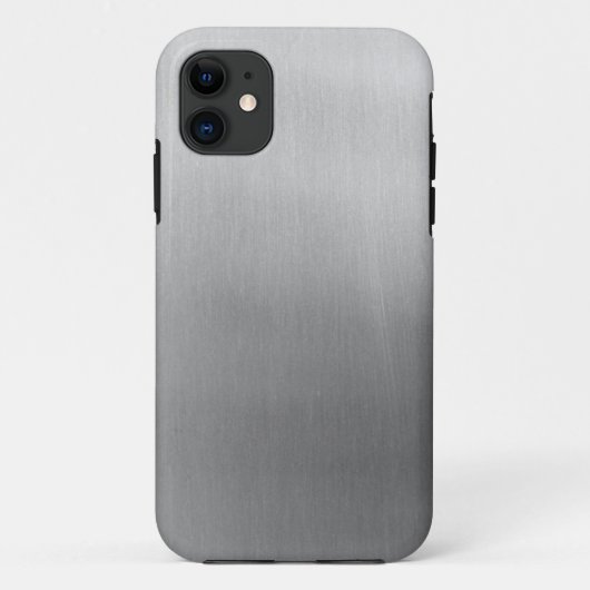 Brushed steel Case-Mate iPhone case (Achterkant)