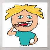 Brushing Teeth Poster (Voorkant)