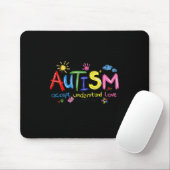 Brushstroke Autisme Bewustzijn Accepteer Liefde Be Muismat (Met muis)