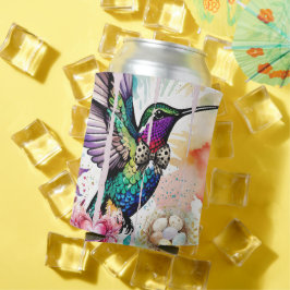 Brushstroke Bird Art Blikjeskoeler