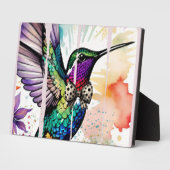 Brushstroke Bird Art Fotoplaat (Zijkant)