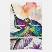 Brushstroke Bird Art Theedoek (Verticaal)