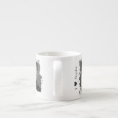 Brushstroke design for your image and text espresso kop (Achterkant)