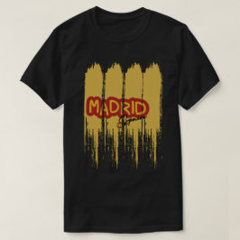 Brushstroke Liquid Design Madrid T-shirt