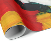Brushstrokes feestelijke Abstracte kerstachtergron Cadeaupapier (Rol Hoek)