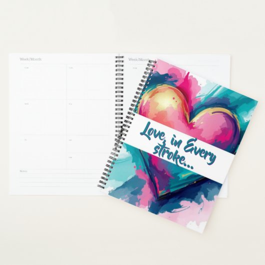 Brushstrokes of Emotion Planner (Display)