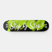 Brushy Green Black Persoonlijk Skateboard (Horizontaal)