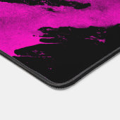 Brushy Zwart & Roze Bureaumat  (Hoek)