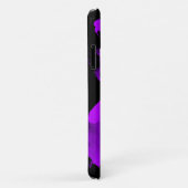 Brushy Zwart Violet iPhone 11 Hoesje |  (Achterkant/rechts)