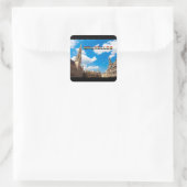 Brussel 01E Vierkante Sticker (Tas)