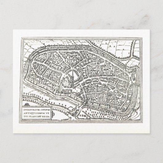 Brussel: 1666 briefkaart (Voorkant)