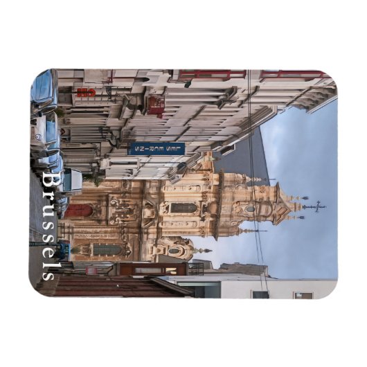 Brussel #17 magneet (Horizontaal)