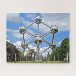 Brussel. atomium. legpuzzel