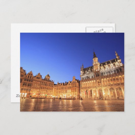 Brussel, België 2 Briefkaart (Voorkant / Achterkant)