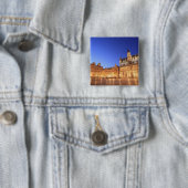 Brussel, België 2 Vierkante Button 5,1 Cm (In situ)