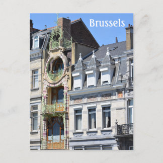 Brussel België art nouveau foto Briefkaart