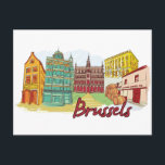 Brussel, België beroemde stad Briefkaart<br><div class="desc">Brussel, het Belgisch beroemde Briefkaart van de Stad en de Collectie beroemde steden van over de hele wereld, Azië, Amerika, Europa, Noord-Amerika, Zuid-Amerika, Australië, Afrika.</div>