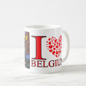 Brussel, België bezoeken Koffiemok (Voorkant rechts)