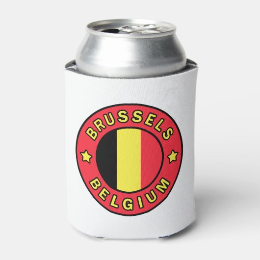 Brussel België Blikjeskoeler (Blikje Voorkant)
