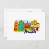 Brussel - België Briefkaart (Voorkant / Achterkant)