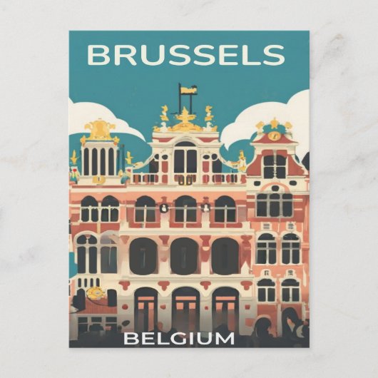 Brussel, België Briefkaart (Voorkant)