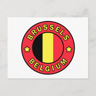 Brussel België Briefkaart