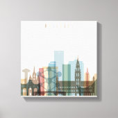 Brussel, België | City Skyline Canvas Afdruk (Voorkant)