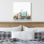 Brussel, België | City Skyline Canvas Afdruk (Insitu (Slaapkamer))