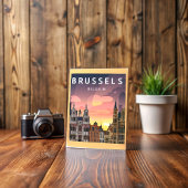 Brussel België, de populaire stad Briefkaart