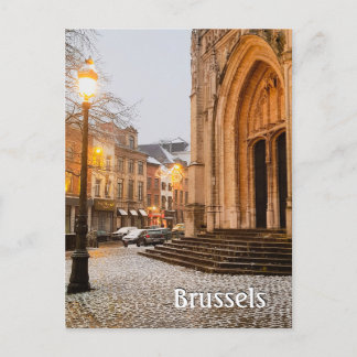 Brussel België foto Sablon Briefkaart