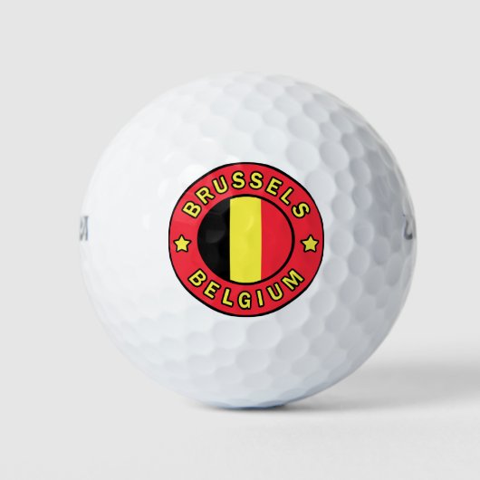 Brussel België Golfballen (Voorkant)