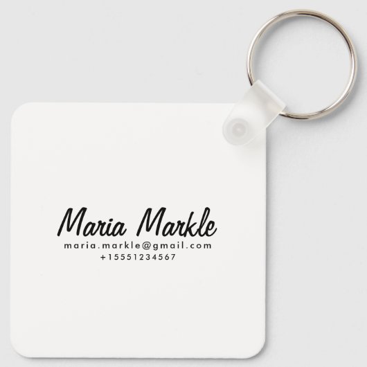 Brussel België Grote Markt Pastelreizen Sleutelhanger (Achterkant)