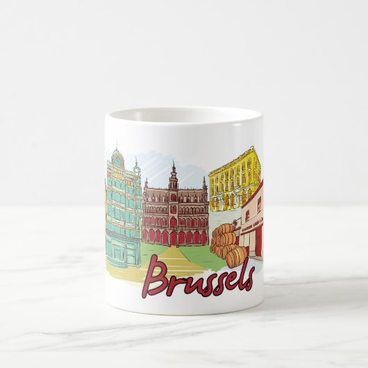 Brussel België Koffiemok (Center)